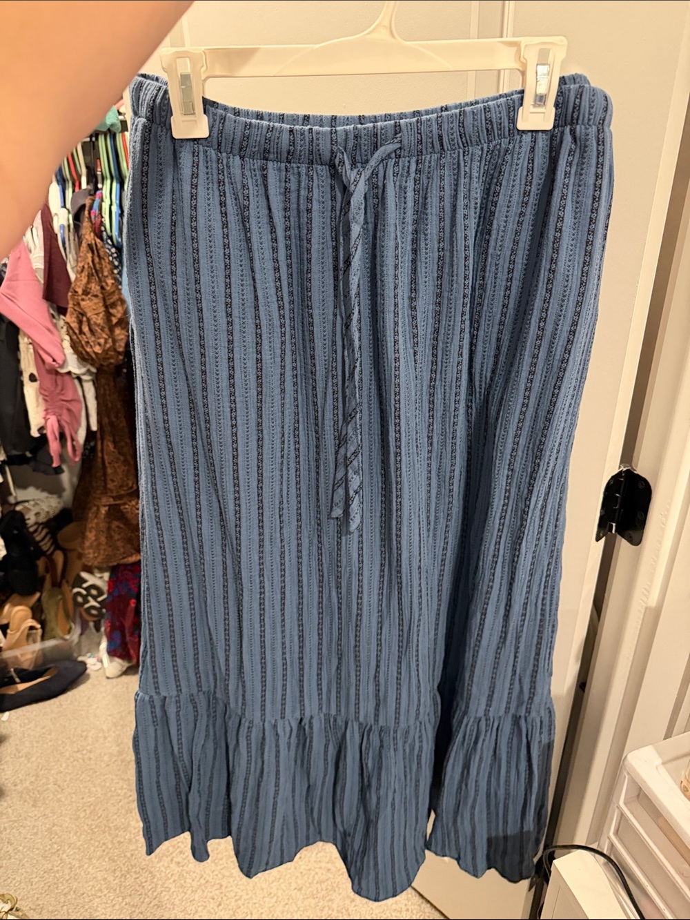 Blue Universal Thread drawstring skirt